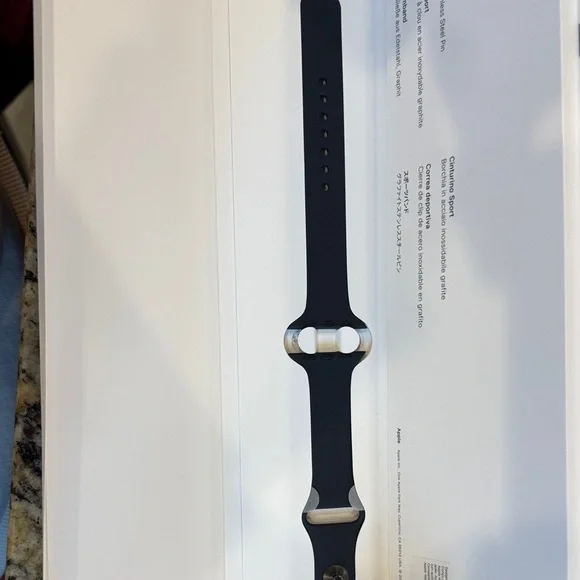 Apple Smartwatch with Midnight Black Band - Picture 4 of 4